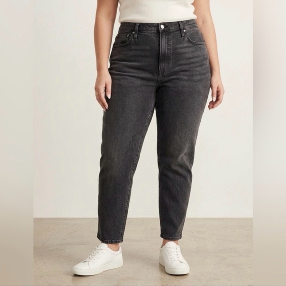 Madewell The Curvy Perfect Vintage Jeans Size 22W Vintage Black
